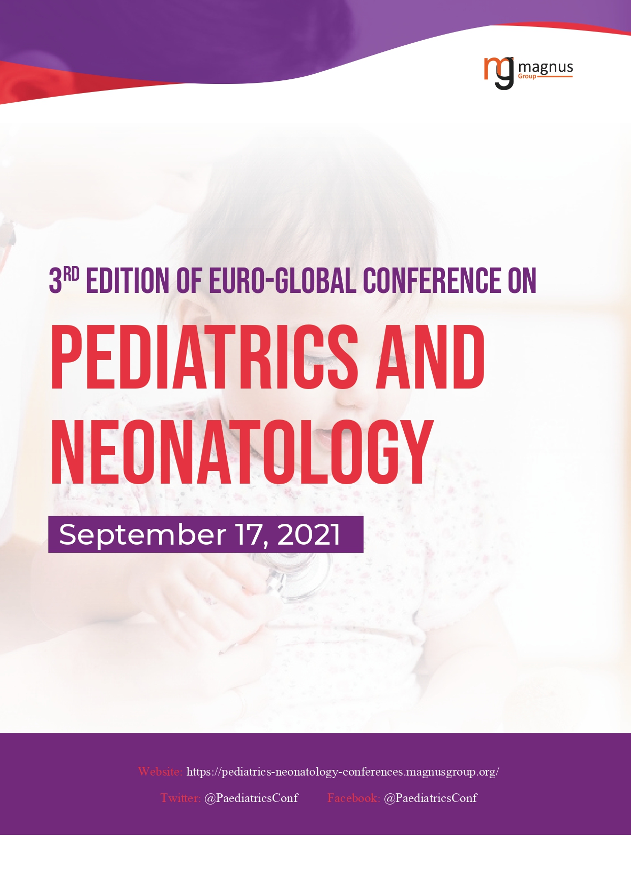 3rd Edition of Euro-Global Conference on Pediatrics and Neonatology | Online Event Book