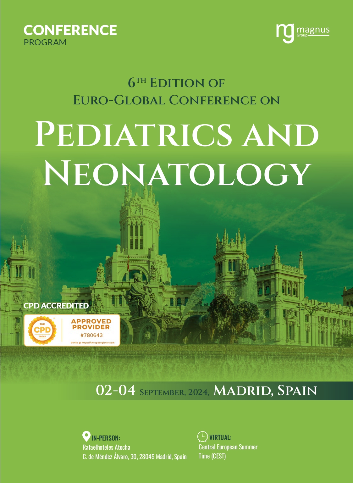 Pediatrics and Neonatology | Madrid, Spain Program